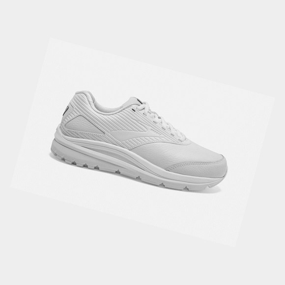 Brooks Addiction Walker 2 Women's Walking Shoes White / White | ZCBG-78130