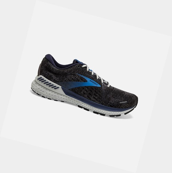 Brooks Adrenaline GTS 21 Men's Road Running Shoes Peacoat / Black / Blue | BPFM-02769