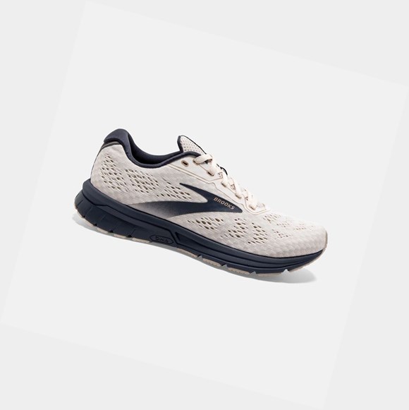 Brooks Anthem 4 Women's Road Running Shoes Whitecap / Almond / Ombre | FQBV-07468