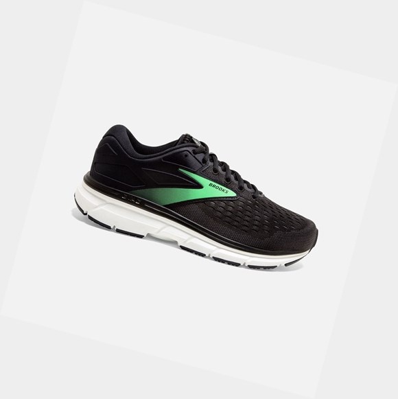 Brooks Dyad 11 Women's Road Running Shoes Black / Ebony / Green | FWKR-46032