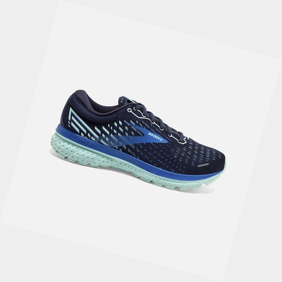 Brooks Ghost 13 Women's Road Running Shoes Peacoat / Blue Tint / Strong Blue | DGIR-72350