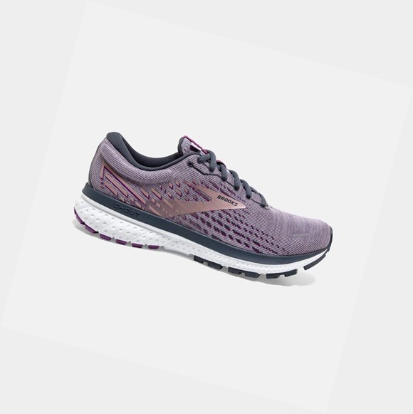Brooks Ghost 13 Women's Road Running Shoes Lavender / Ombre / Metallic | DUWK-18736