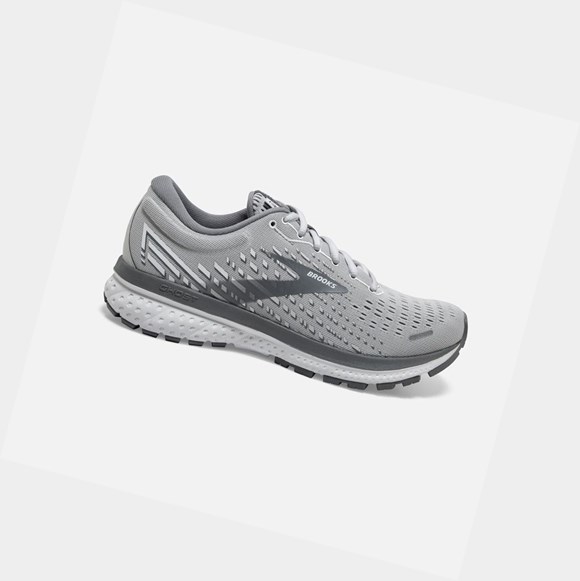 Brooks Ghost 13 Women's Road Running Shoes Alloy / Oyster / White | OUWD-36901