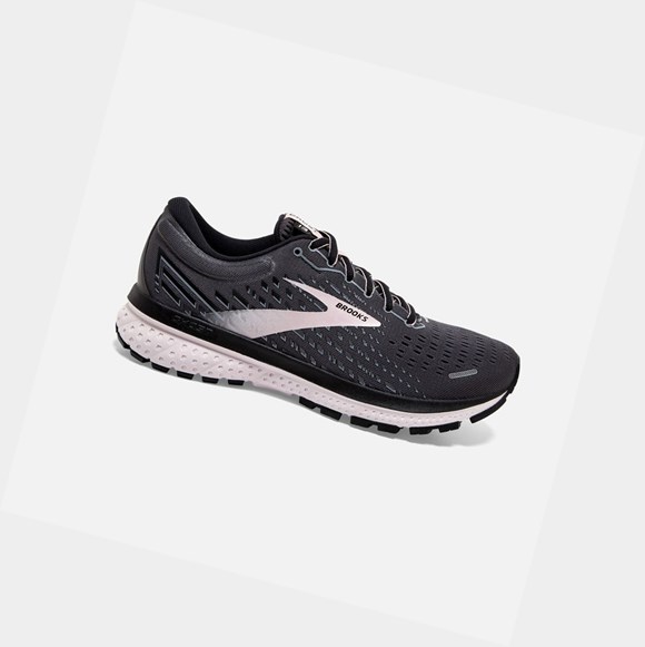 Brooks Ghost 13 Women's Road Running Shoes Black / Pearl / Hushed Violet | TNDW-42081