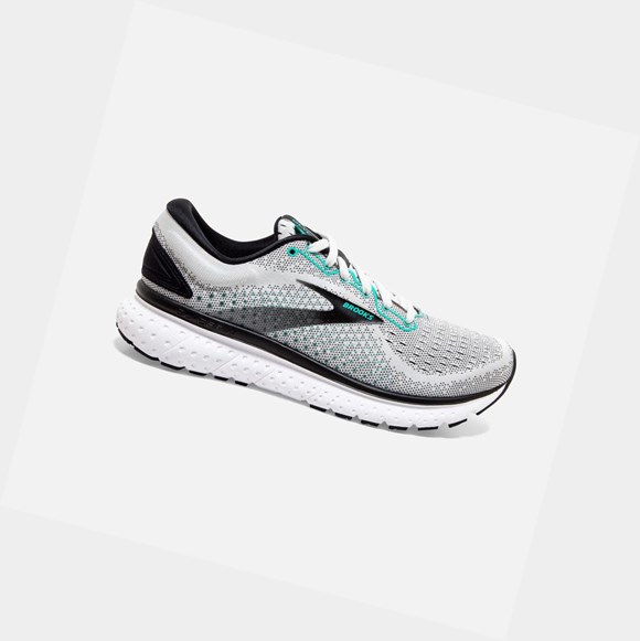 Brooks Glycerin 18 Women's Road Running Shoes Grey / Black / Atlantis | OVSH-20864