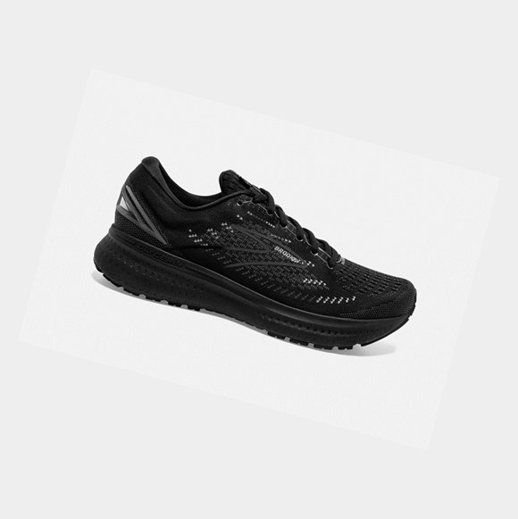 Brooks Glycerin 19 Women's Road Running Shoes Black / Ebony | MYFD-97810