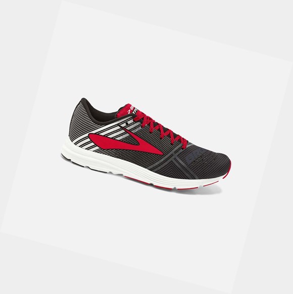 Brooks Hyperion Men's Road Running Shoes Black / White / Toreador | OCHB-46379