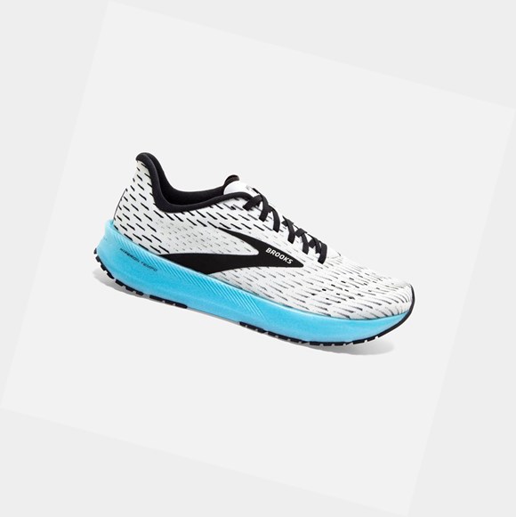 Brooks Hyperion Tempo Men's Road Running Shoes White / Black / Iced Aqua | YOLX-94536