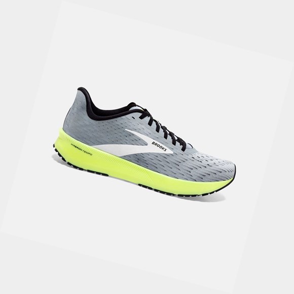 Brooks Hyperion Tempo Men's Trainers Grey / Black / Nightlife | OUNS-63741