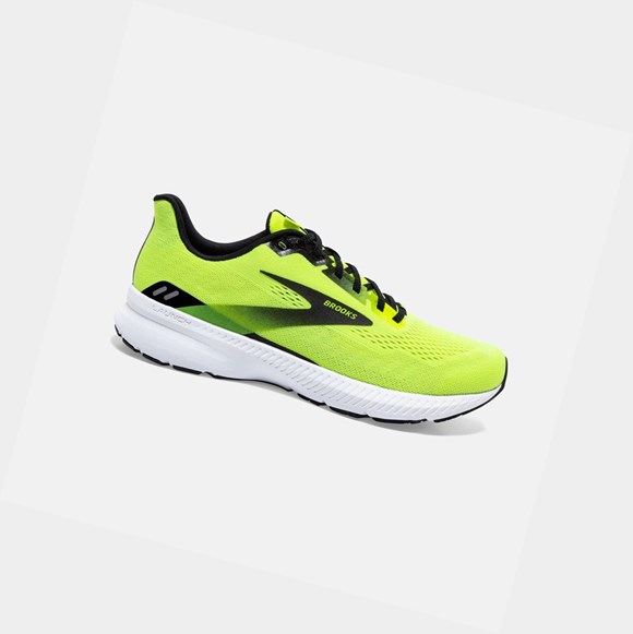 Brooks Launch 8 Men's Road Running Shoes Nightlife / Black / White | GMLW-21308