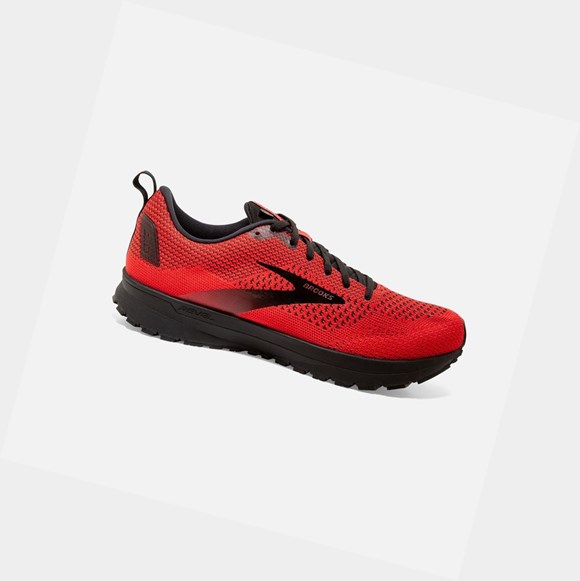 Brooks Revel 4 Men's Road Running Shoes Red / Black | IGUM-73641