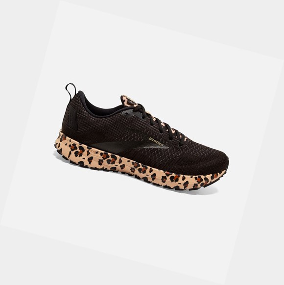 Brooks Revel 4 Women's Road Running Shoes Black / Latte / Metallic | DTNJ-03569