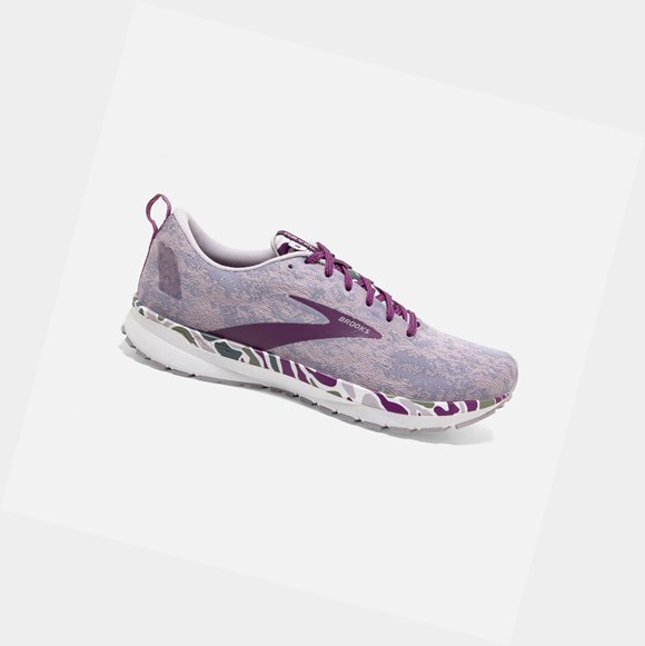 Brooks Revel 4 Women's Road Running Shoes White / Wood Violet / Iris | UAXS-45137