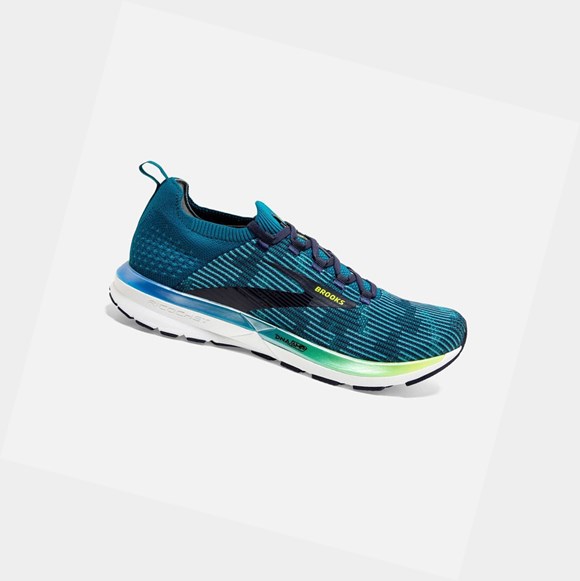 Brooks Ricochet 2 Men's Road Running Shoes Blue / Navy / Nightlife | XGOU-60123