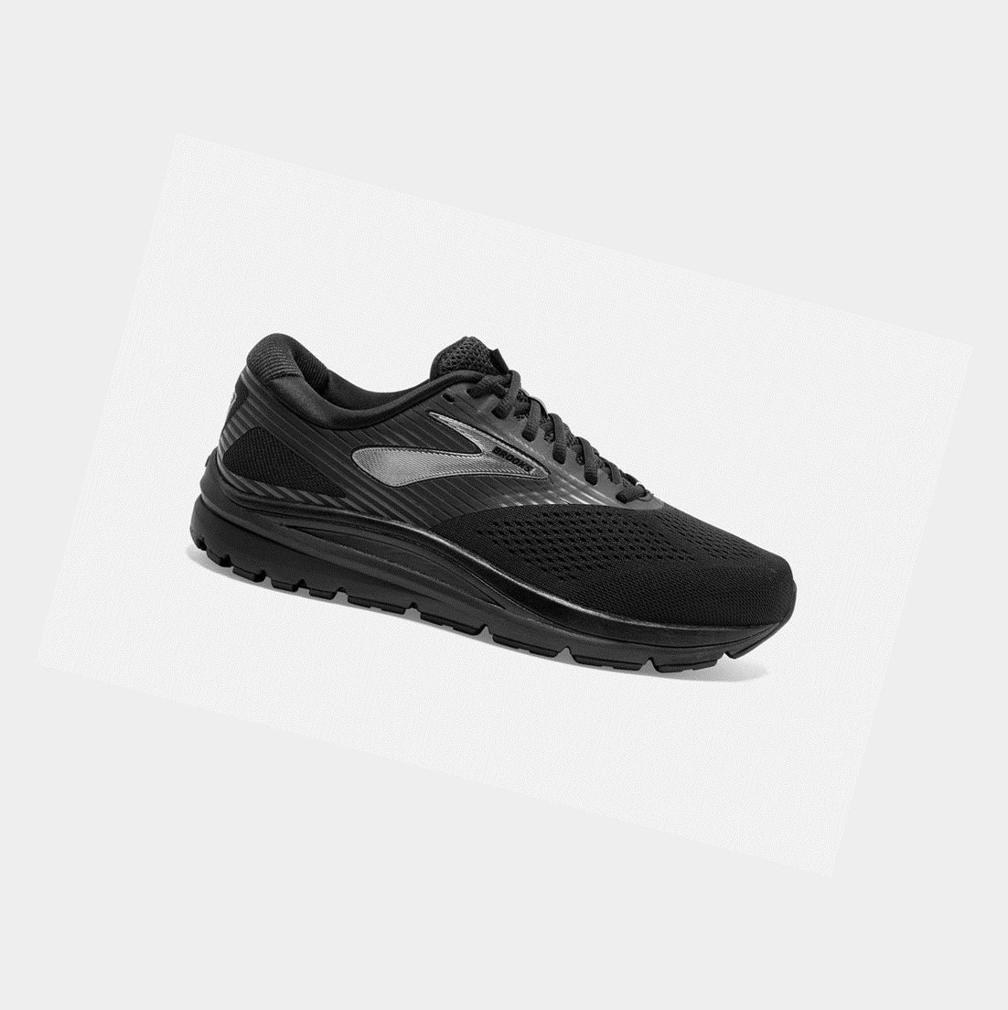 Brooks Addiction 14 Men\'s Walking Shoes Black / Charcoal / Black | PWIQ-96523