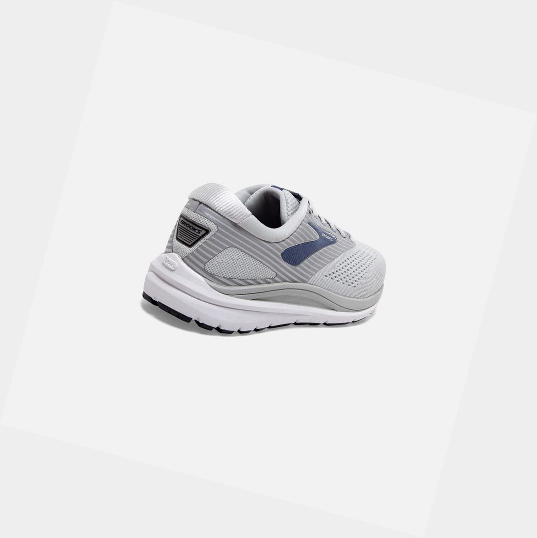 Brooks Addiction 14 Women's Walking Shoes Oyster / Alloy / Marlin | RJAG-19052