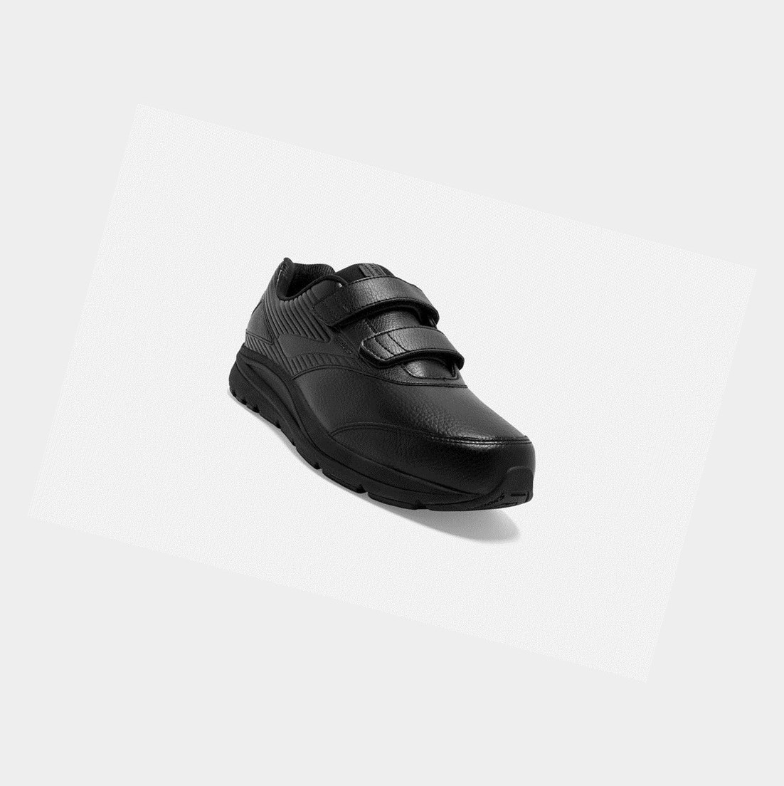 Brooks Addiction Walker V-Strap 2 Men's Walking Shoes Black / Black | GYCZ-83549