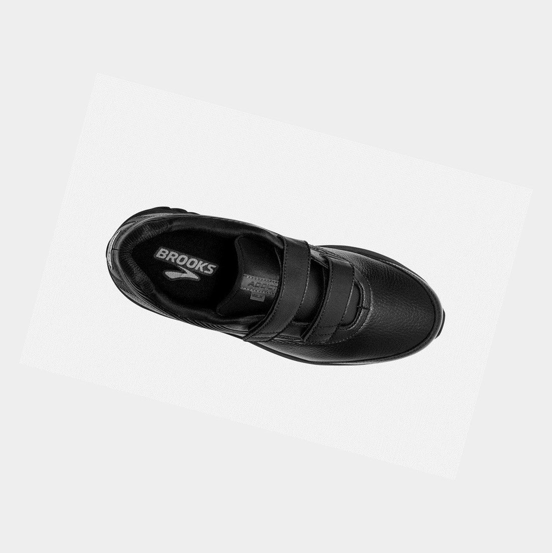 Brooks Addiction Walker V-Strap 2 Men's Walking Shoes Black / Black | GYCZ-83549
