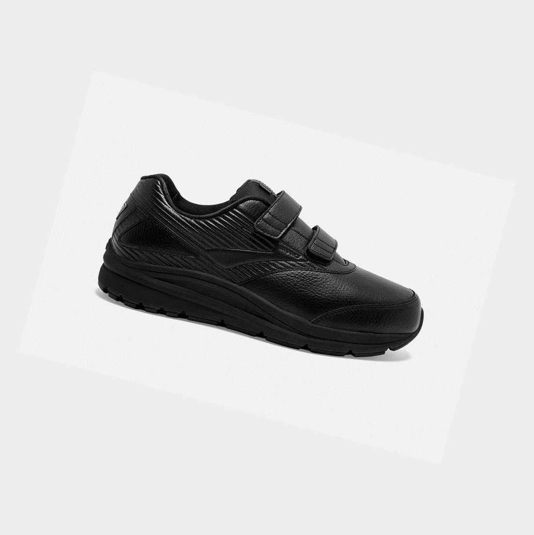 Brooks Addiction Walker V-Strap 2 Men\'s Walking Shoes Black / Black | GYCZ-83549