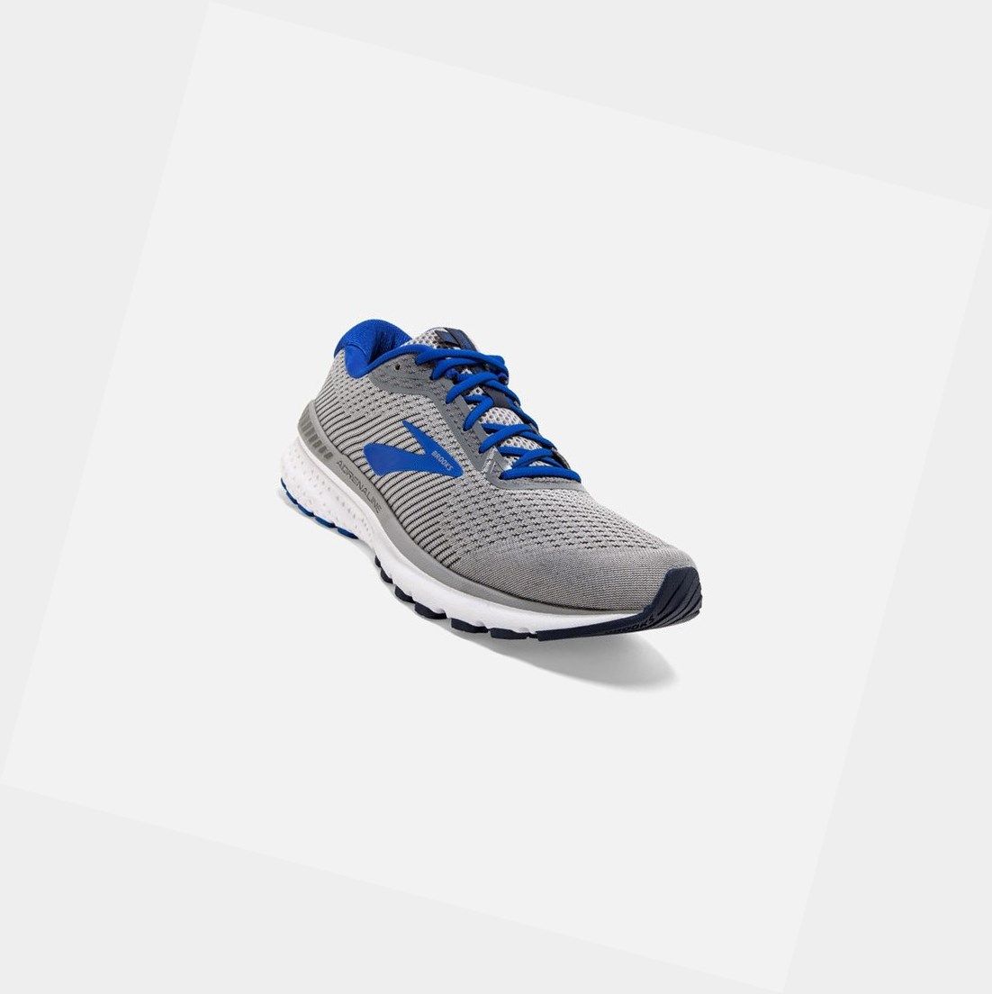 Brooks Adrenaline GTS 20 Men's Walking Shoes Grey / Blue / Navy | XQVG-56340