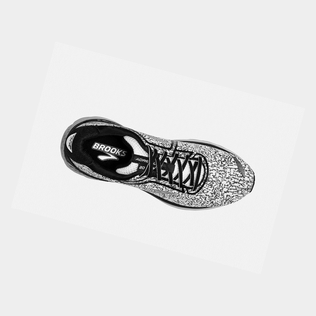 Brooks Adrenaline GTS 20 Women's Walking Shoes White / Black / Oyster | LGIJ-76934