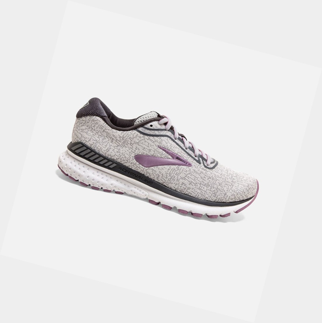 Brooks Adrenaline GTS 20 Women\'s Walking Shoes Grey / White / Valerian | YNJQ-74321