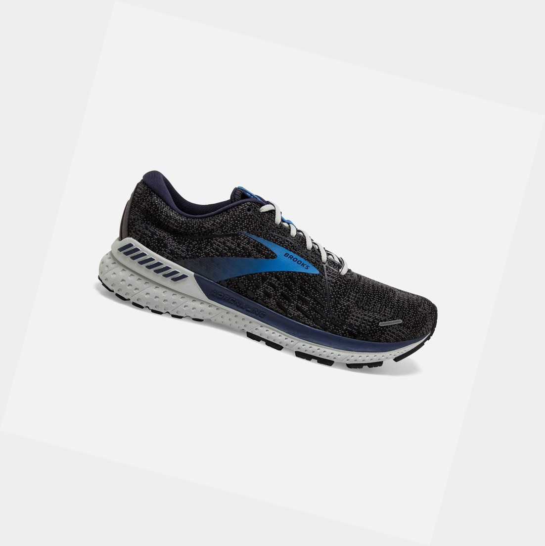Brooks Adrenaline GTS 21 Men\'s Road Running Shoes Peacoat / Black / Blue | BPFM-02769