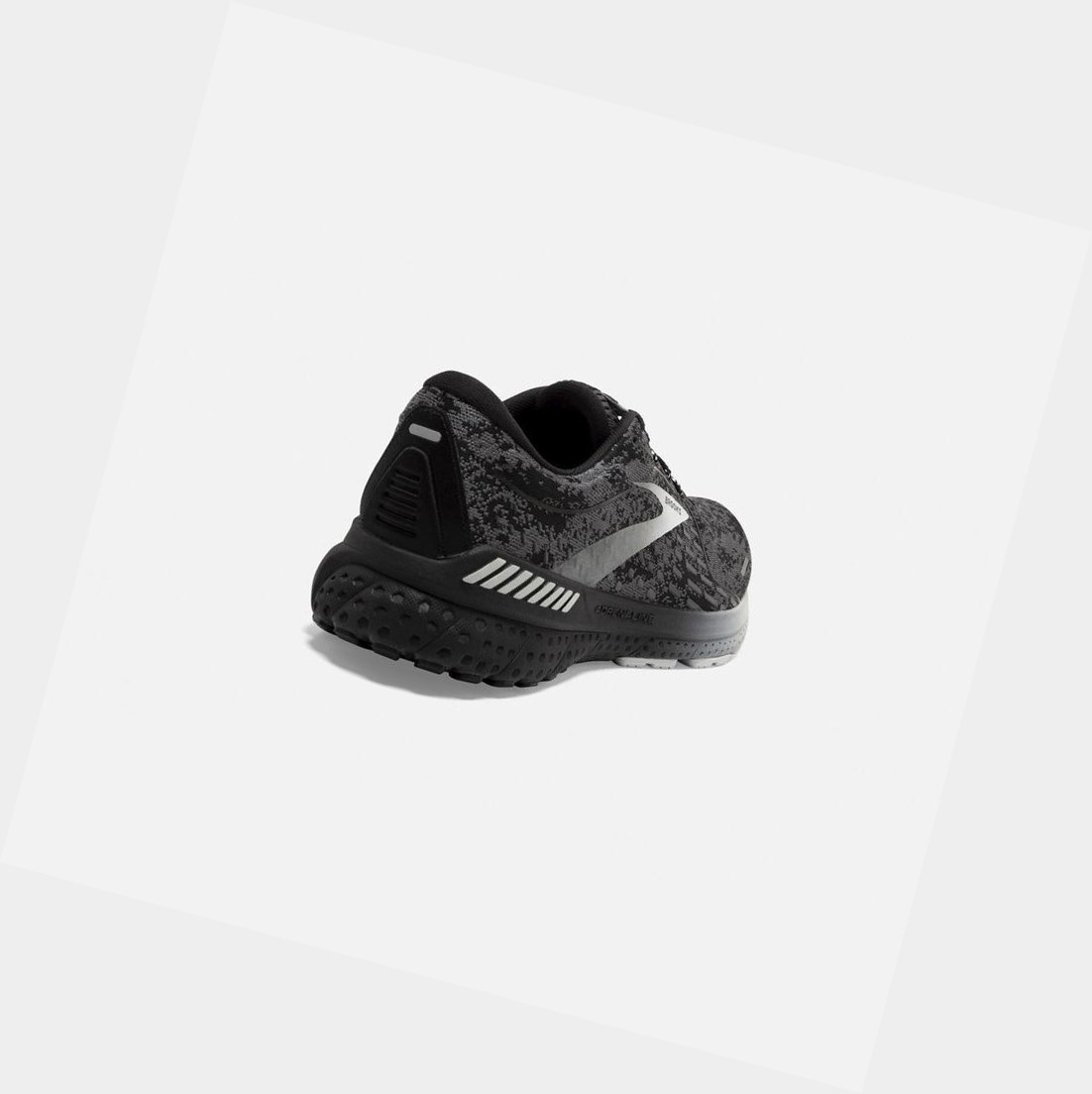 Brooks Adrenaline GTS 21 Men's Road Running Shoes Magnet / Black / Grey Pinstripe | KRVP-53728