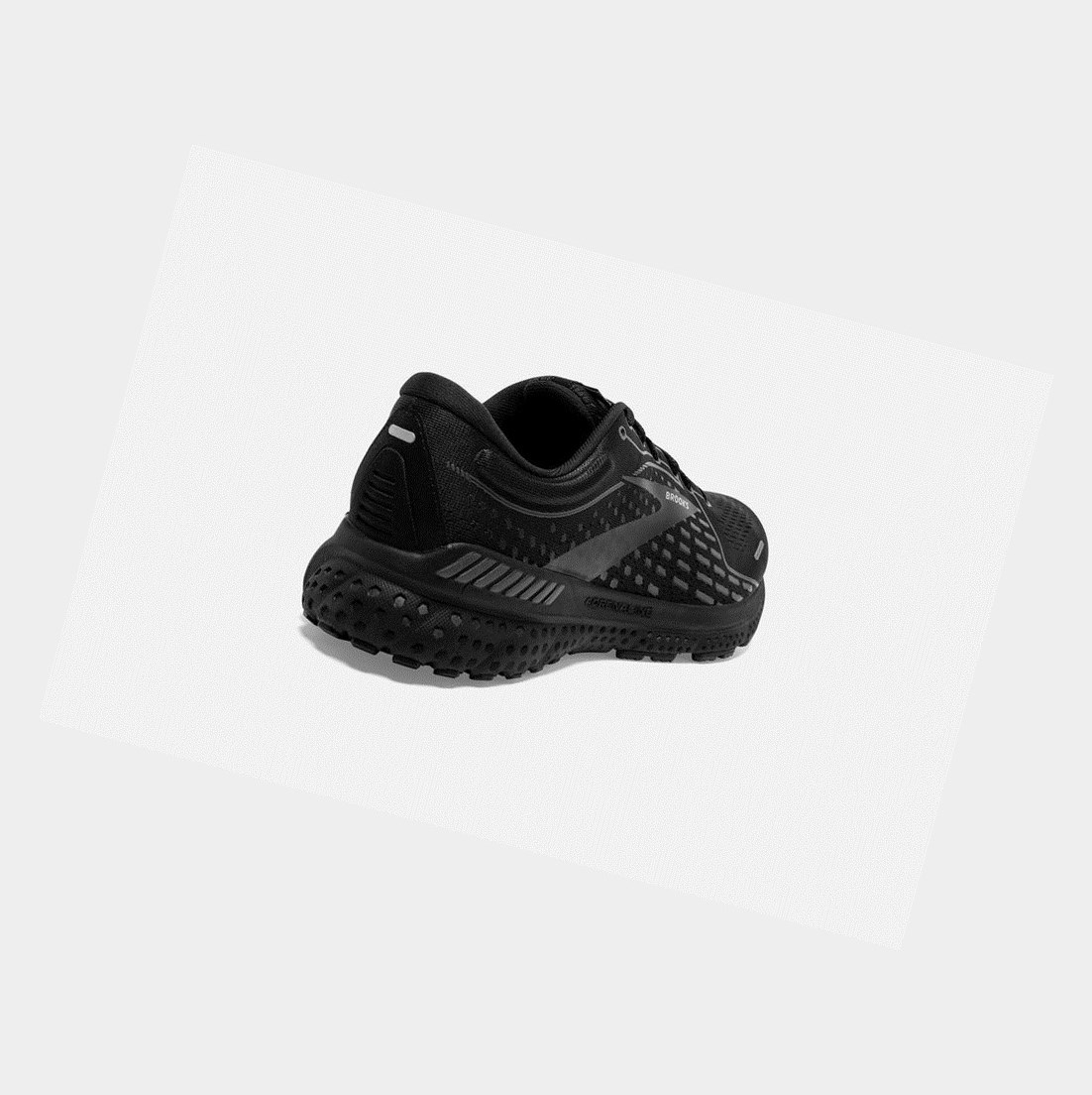 Brooks Adrenaline GTS 21 Men's Walking Shoes Black / Black / Ebony | MXYW-73520