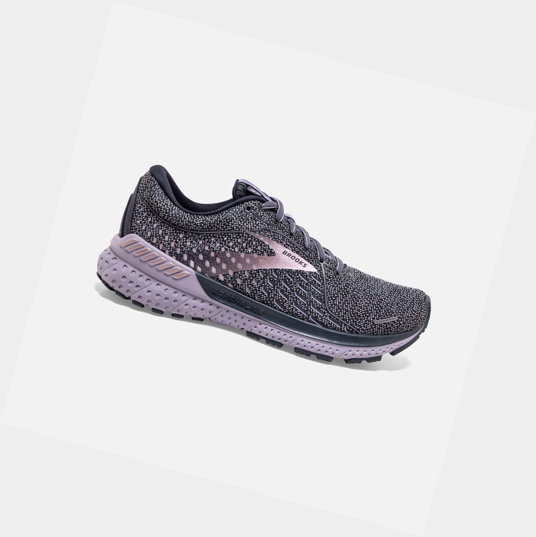 Brooks Adrenaline GTS 21 Women\'s Road Running Shoes Ombre / Lavender / Metallic | BURA-09518