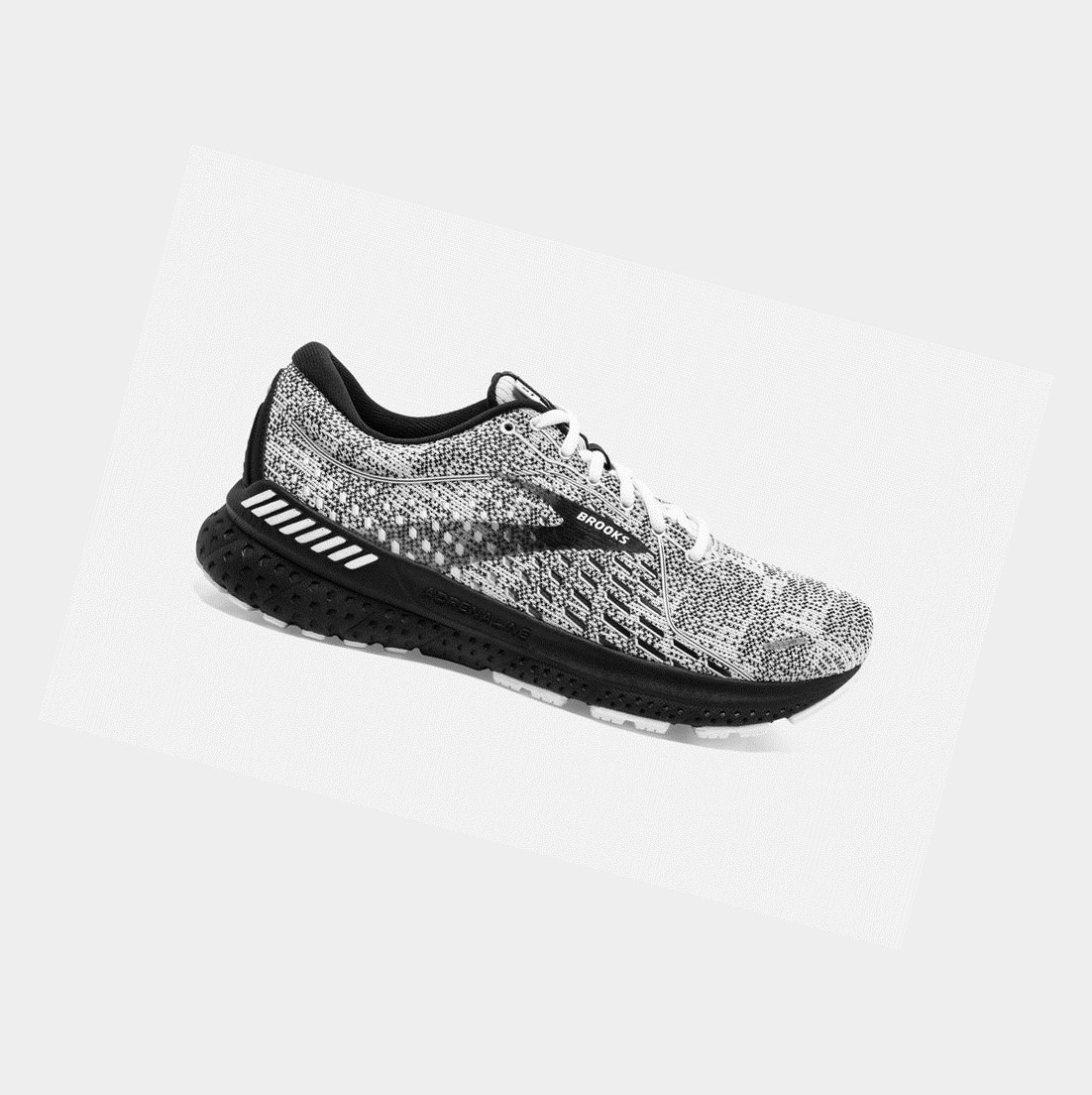 Brooks Adrenaline GTS 21 Women\'s Road Running Shoes White / Grey / Black | CFOH-76041