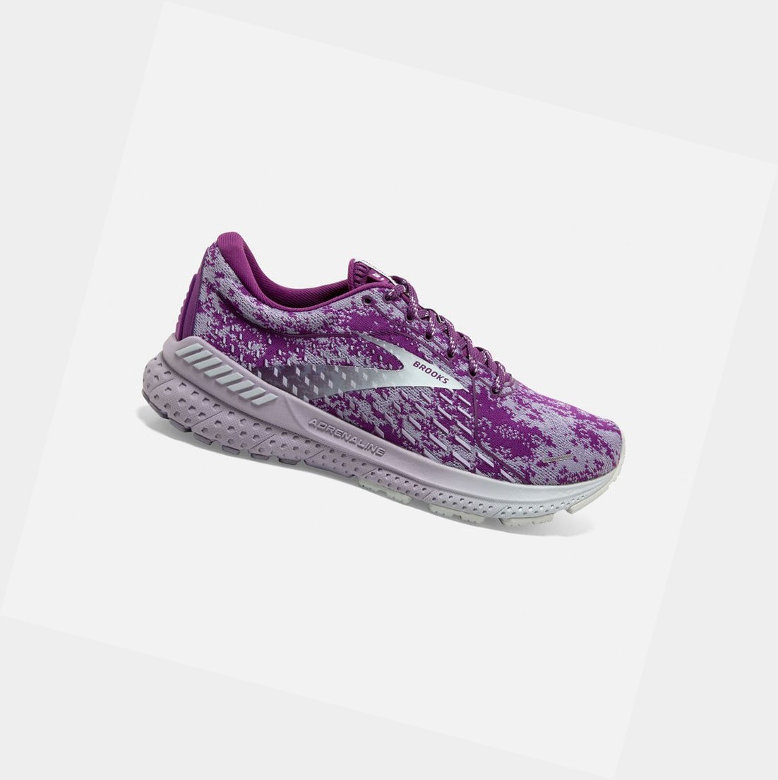 Brooks Adrenaline GTS 21 Women\'s Road Running Shoes Wood Violet / Lavender / Blue | MDZG-64735