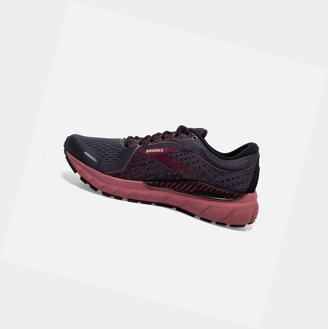 Brooks Adrenaline GTS 21 Women's Road Running Shoes Black / Blackened Pearl / Nocturne | TLRX-30529