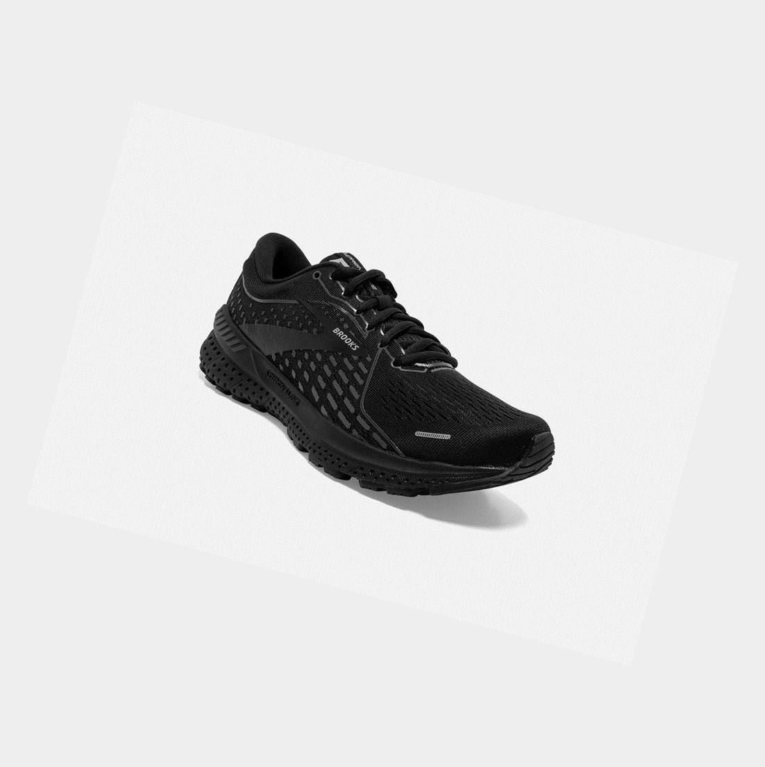 Brooks Adrenaline GTS 21 Women's Road Running Shoes Black / Black / Ebony | TZVJ-97614