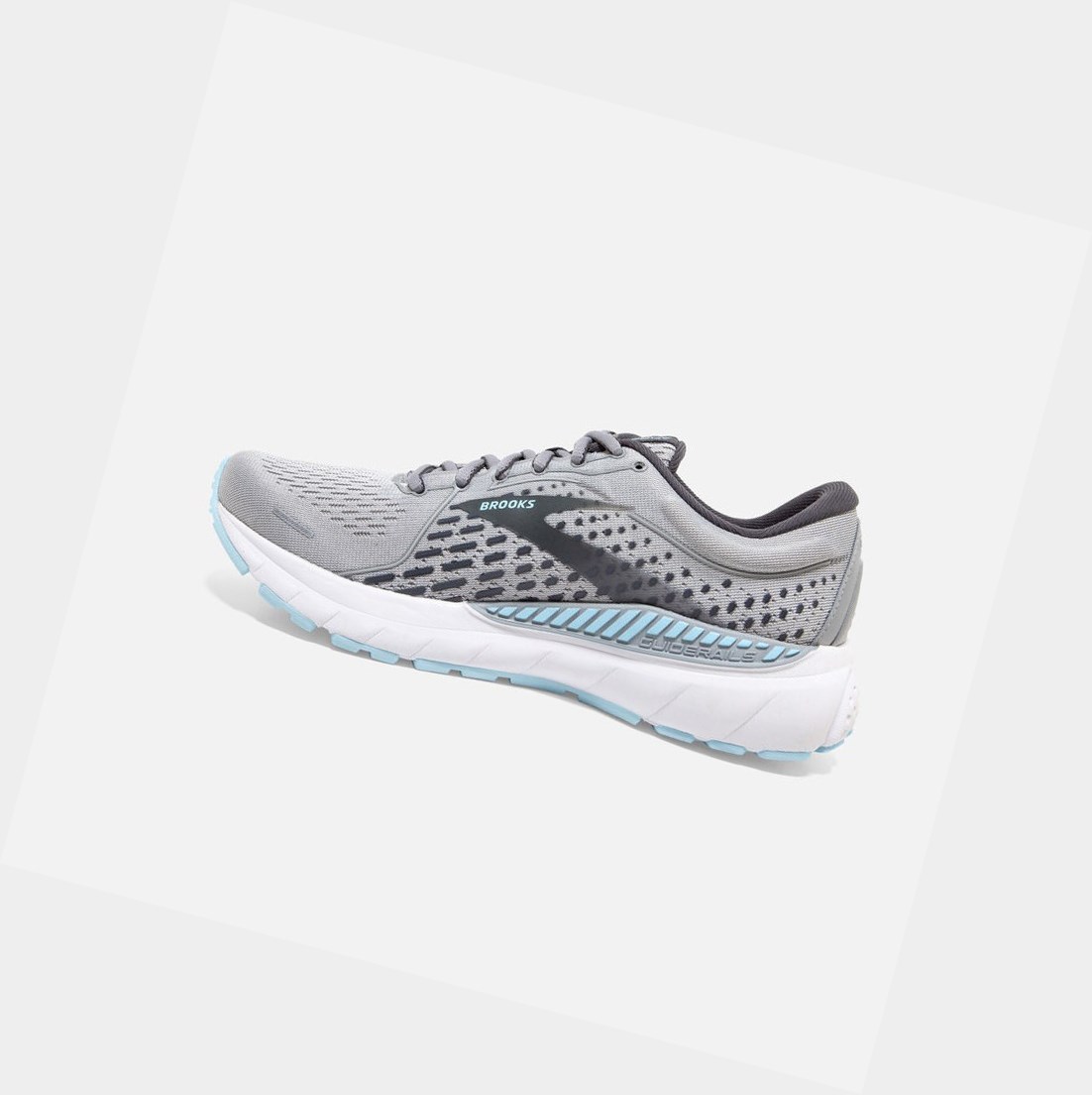 Brooks Adrenaline GTS 21 Women's Road Running Shoes Oyster / Alloy / Light Blue | YZIG-45690