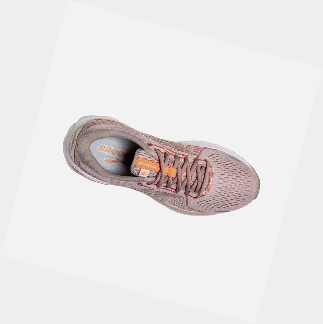 Brooks Adrenaline GTS 21 Women's Walking Shoes Hushed Violet / Alloy / Copper | LHTJ-98467