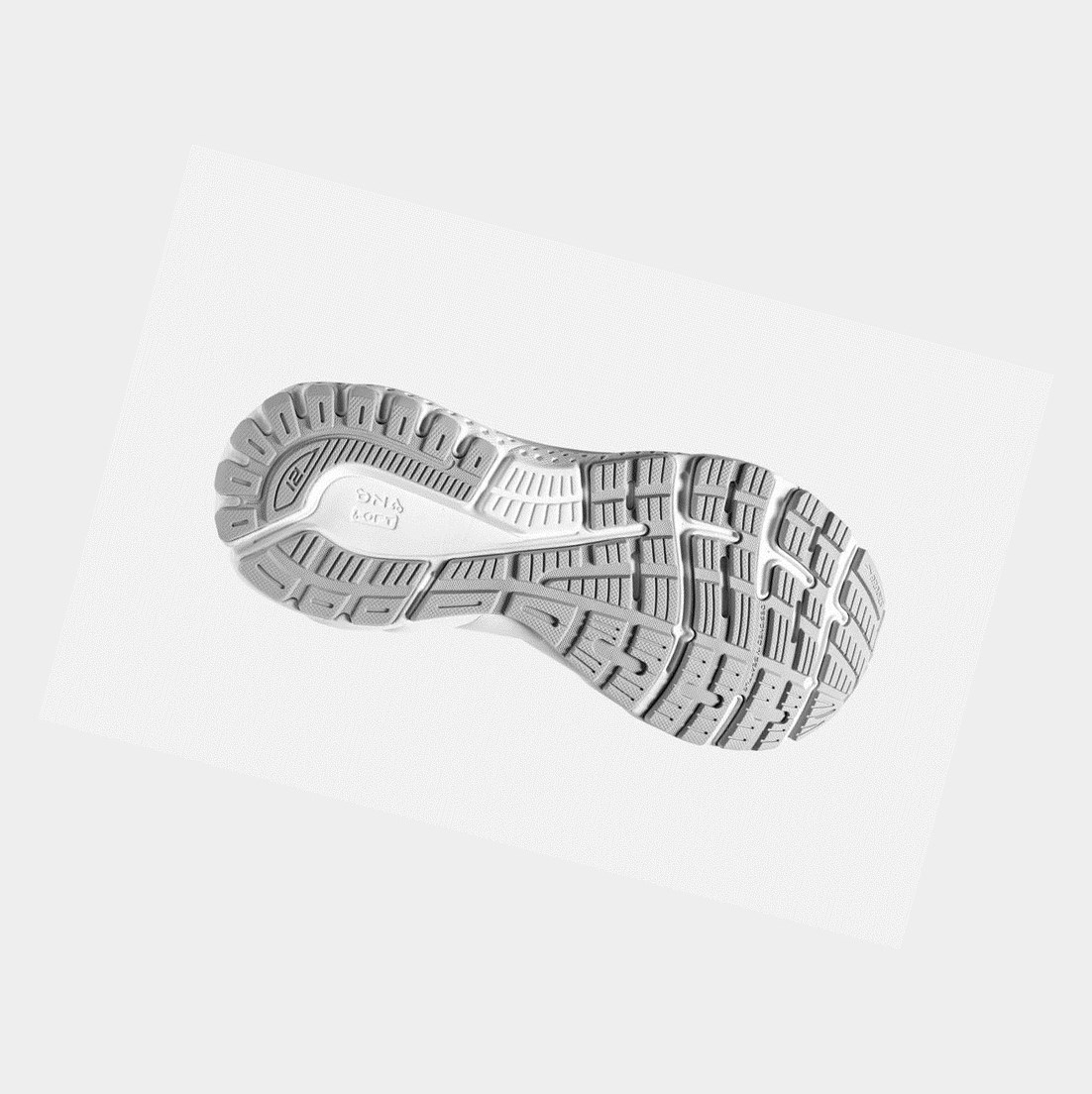 Brooks Adrenaline GTS 21 Women's Walking Shoes White / Grey / Silver | PLBW-04368