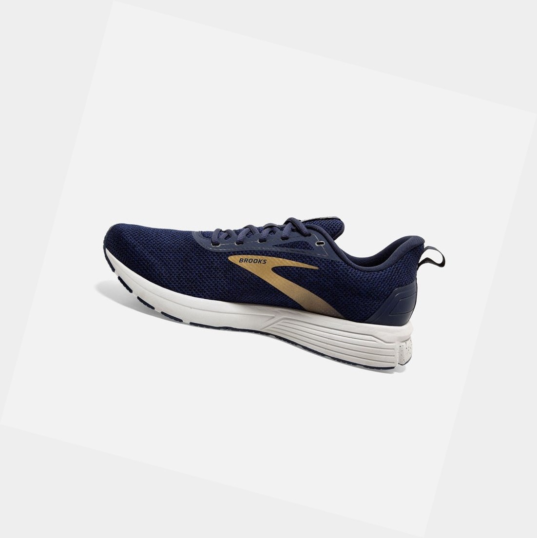 Brooks Anthem 3 Men's Road Running Shoes Navy / Grey / Gold | LVQS-54760