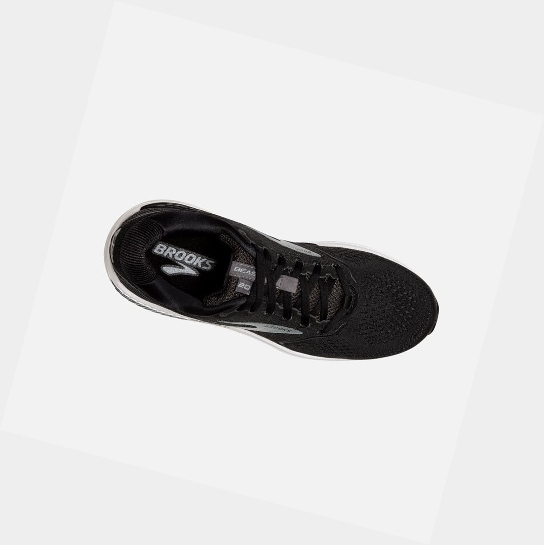 Brooks Beast '20 Men's Walking Shoes Black / Ebony / Grey | BHXS-27593