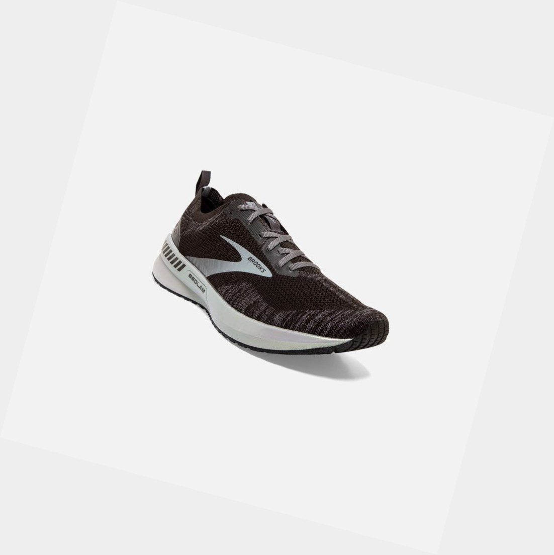 Brooks Bedlam 3 Men's Road Running Shoes Black / Blackened Pearl / White | VOLH-29634