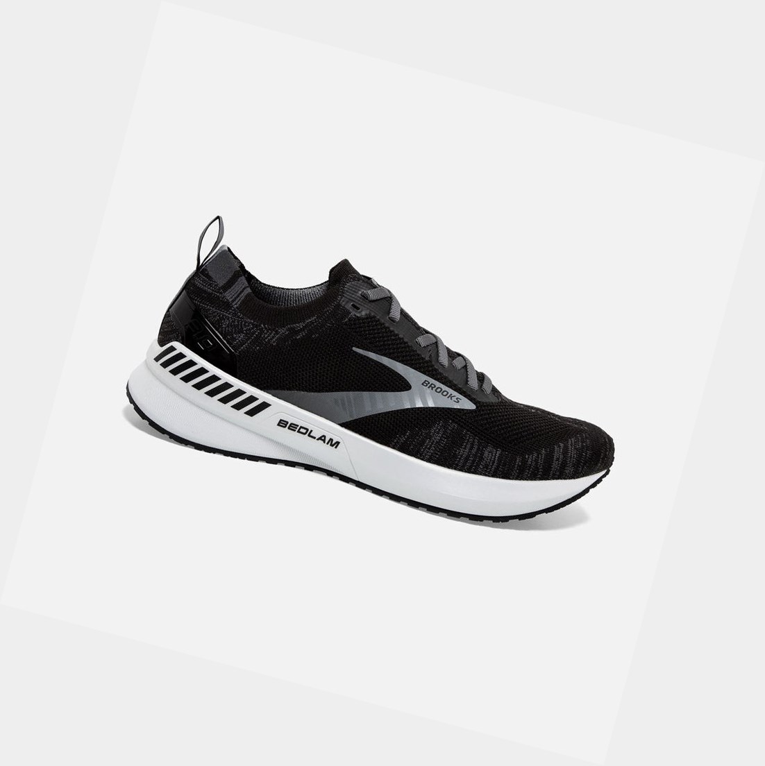 Brooks Bedlam 3 Women\'s Road Running Shoes Black / Blackened Pearl / White | OWYD-54018