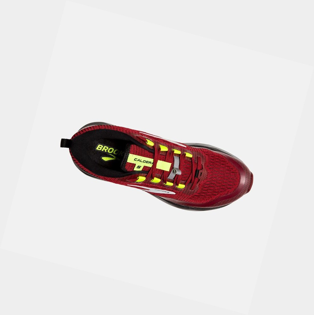 Brooks Caldera 5 Men's Trail Shoes Red / Black / Nightlife | SJTC-32846