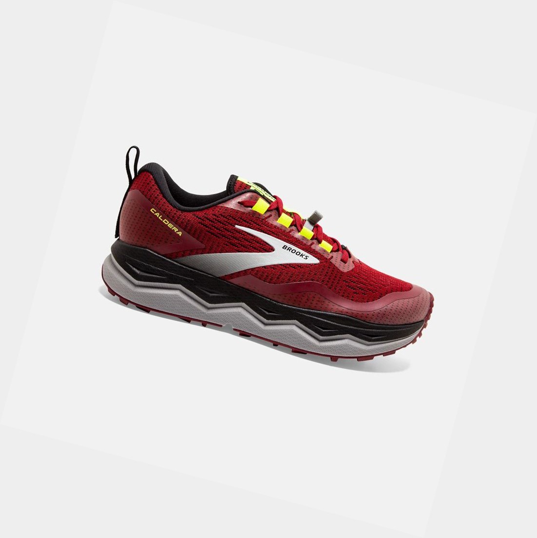 Brooks Caldera 5 Men\'s Trail Shoes Red / Black / Nightlife | SJTC-32846