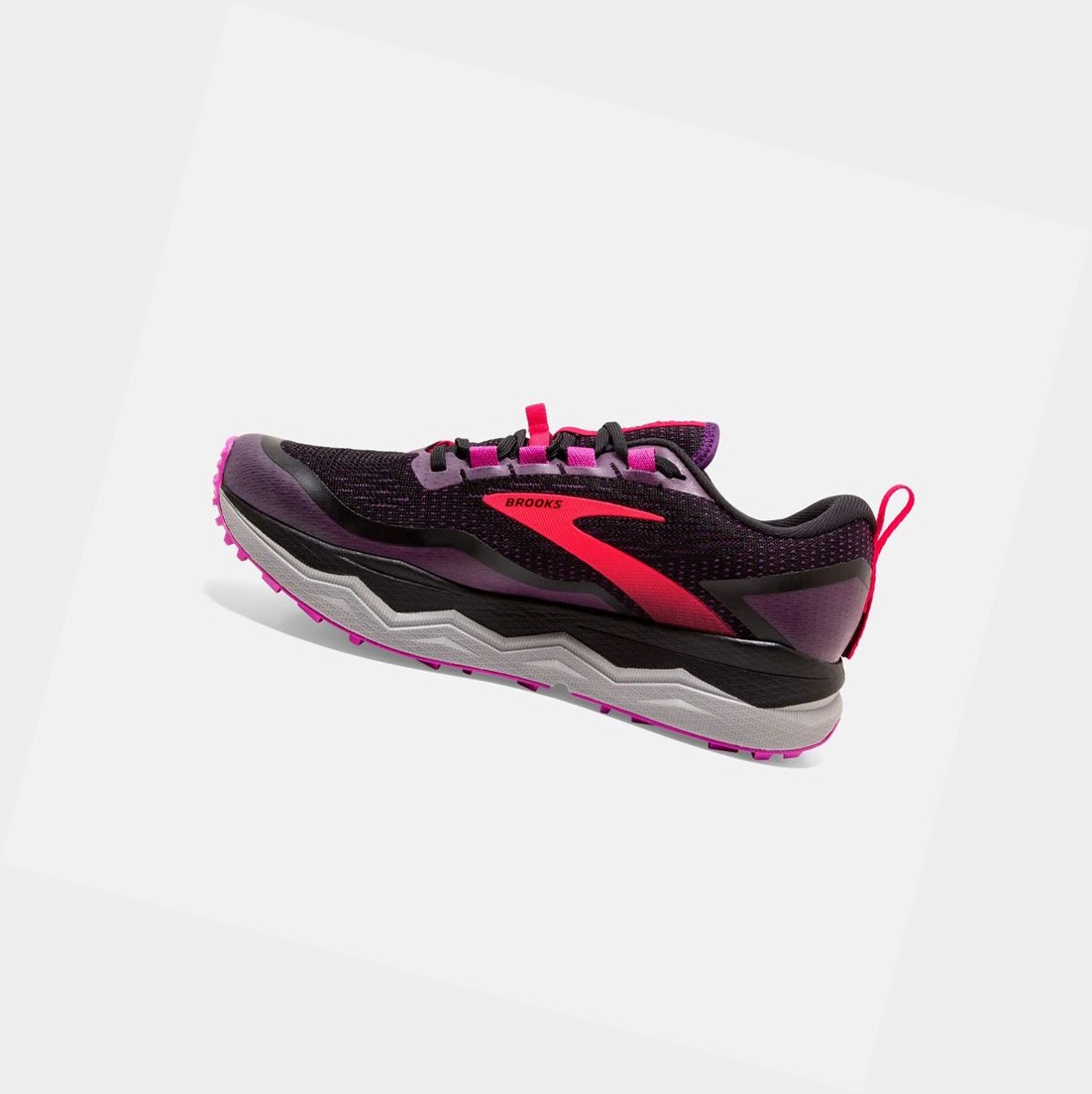 Brooks Caldera 5 Women's Trail Shoes Black / Fuschia / Purple | SENJ-02158