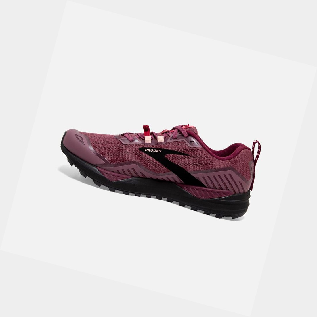 Brooks Cascadia 15 Women's Trail Shoes Nocturne / Zinfandel / Black | CLXB-79064