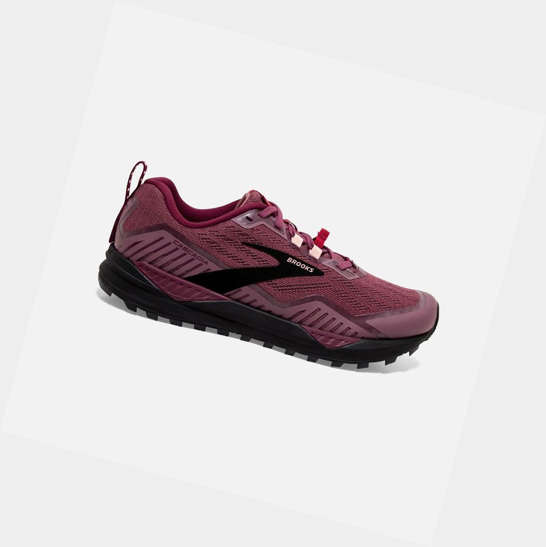 Brooks Cascadia 15 Women\'s Trail Shoes Nocturne / Zinfandel / Black | CLXB-79064