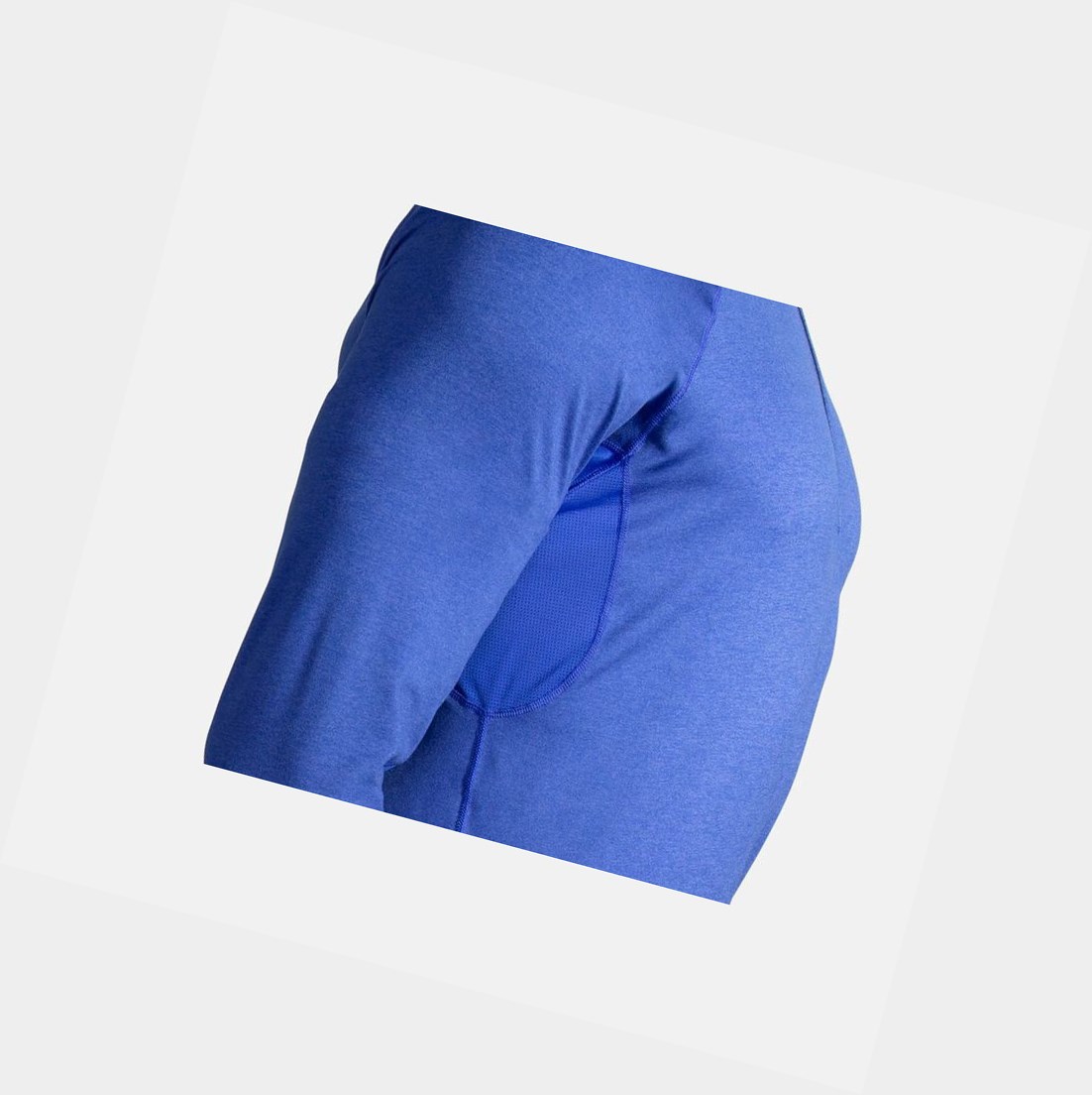 Brooks Dash 1/2 Zip Men's Outerwear Heather Amparo Blue | MGHT-27648