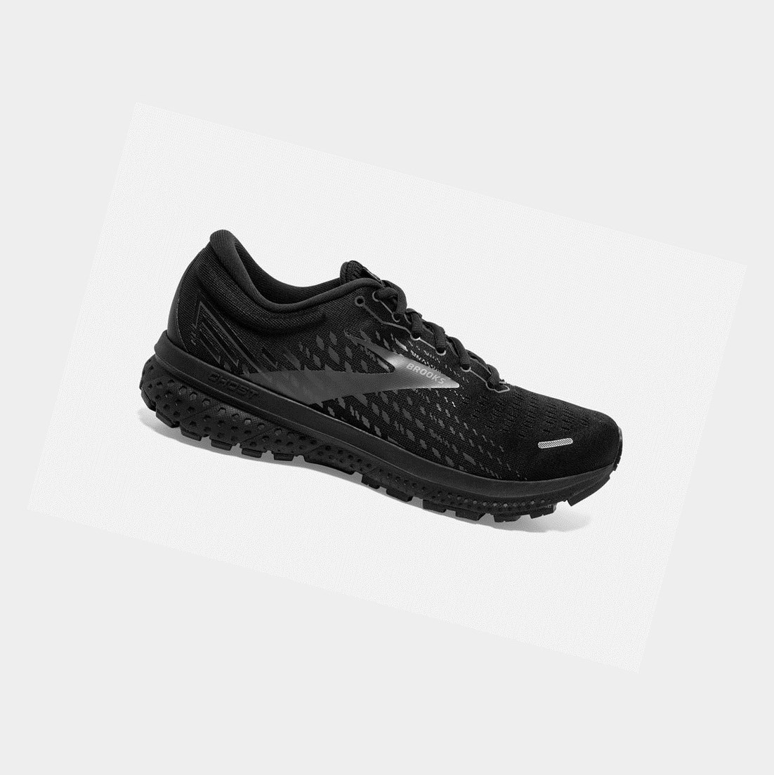 Brooks Ghost 13 Men\'s Road Running Shoes Black / Black | TAXE-30976