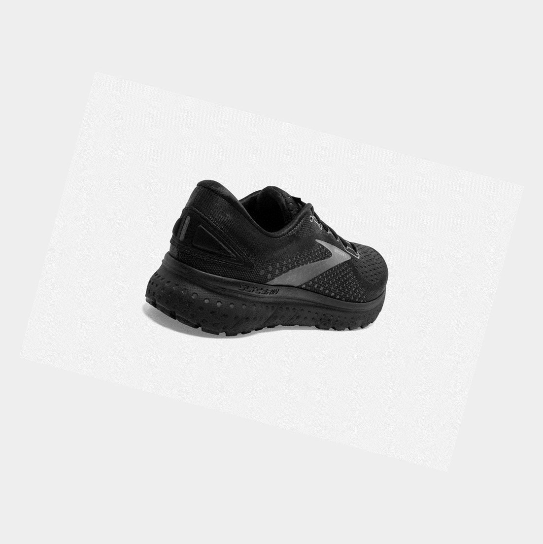 Brooks Glycerin 18 Men's Road Running Shoes Black / Ebony | OVCI-67401