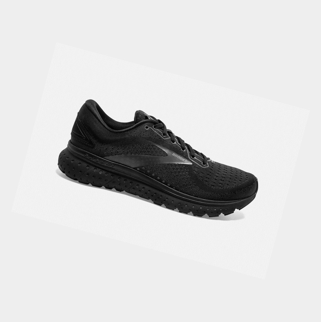 Brooks Glycerin 18 Men\'s Road Running Shoes Black / Ebony | OVCI-67401